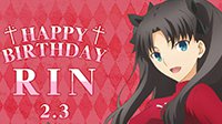 《Fate/Stay night》官方公布远坂凛生日壁纸